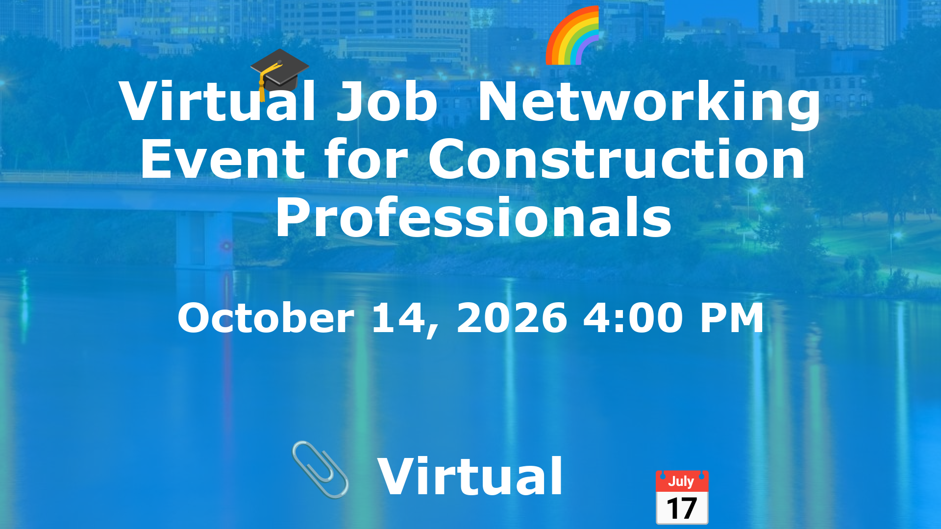 Virtual Job  Networking Event for Construction Professionals event image